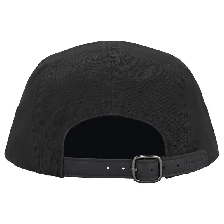 Supreme Washed Chino Twill Camp Cap Black