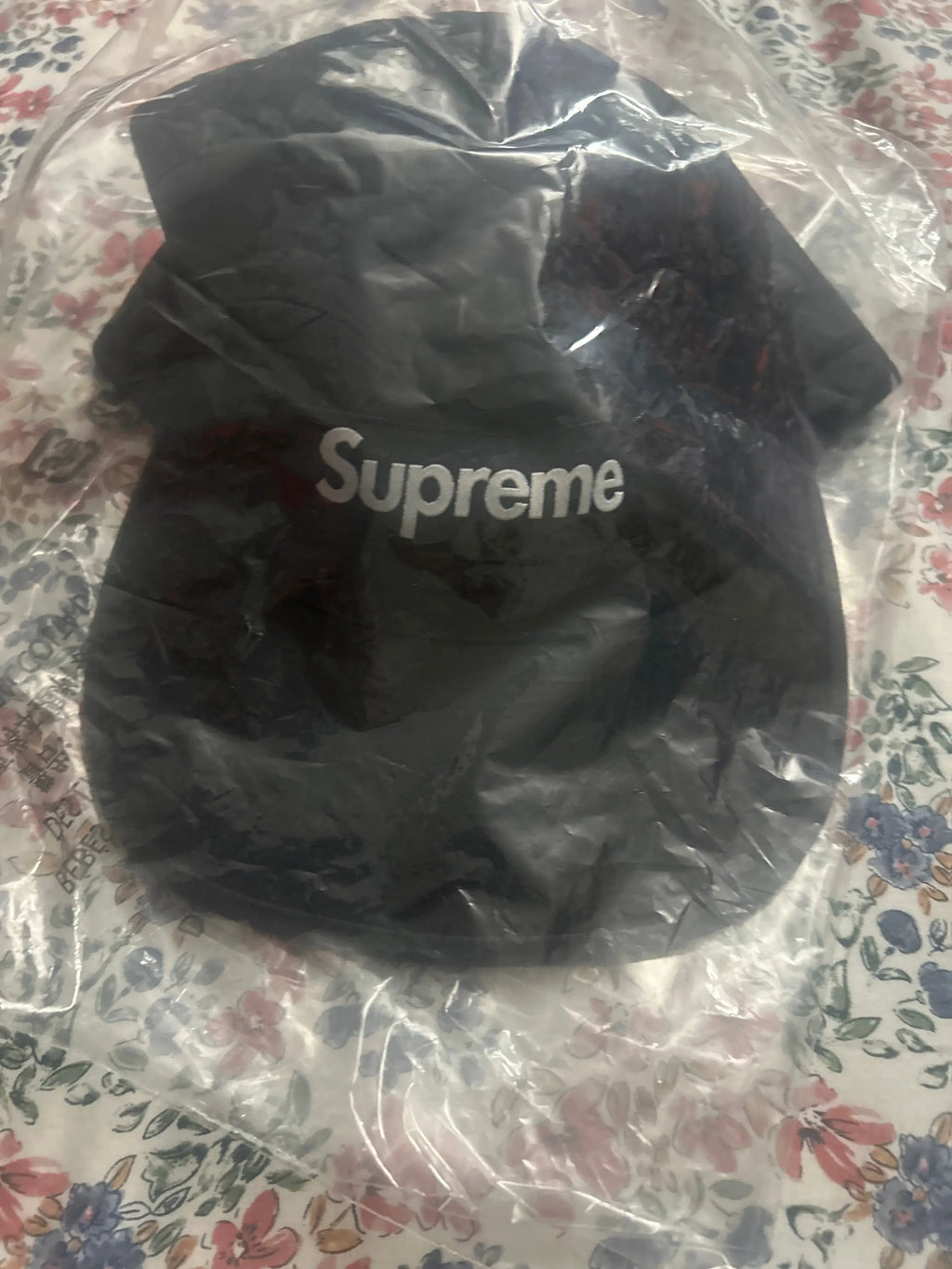 Supreme Washed Chino Twill Camp Cap Black
