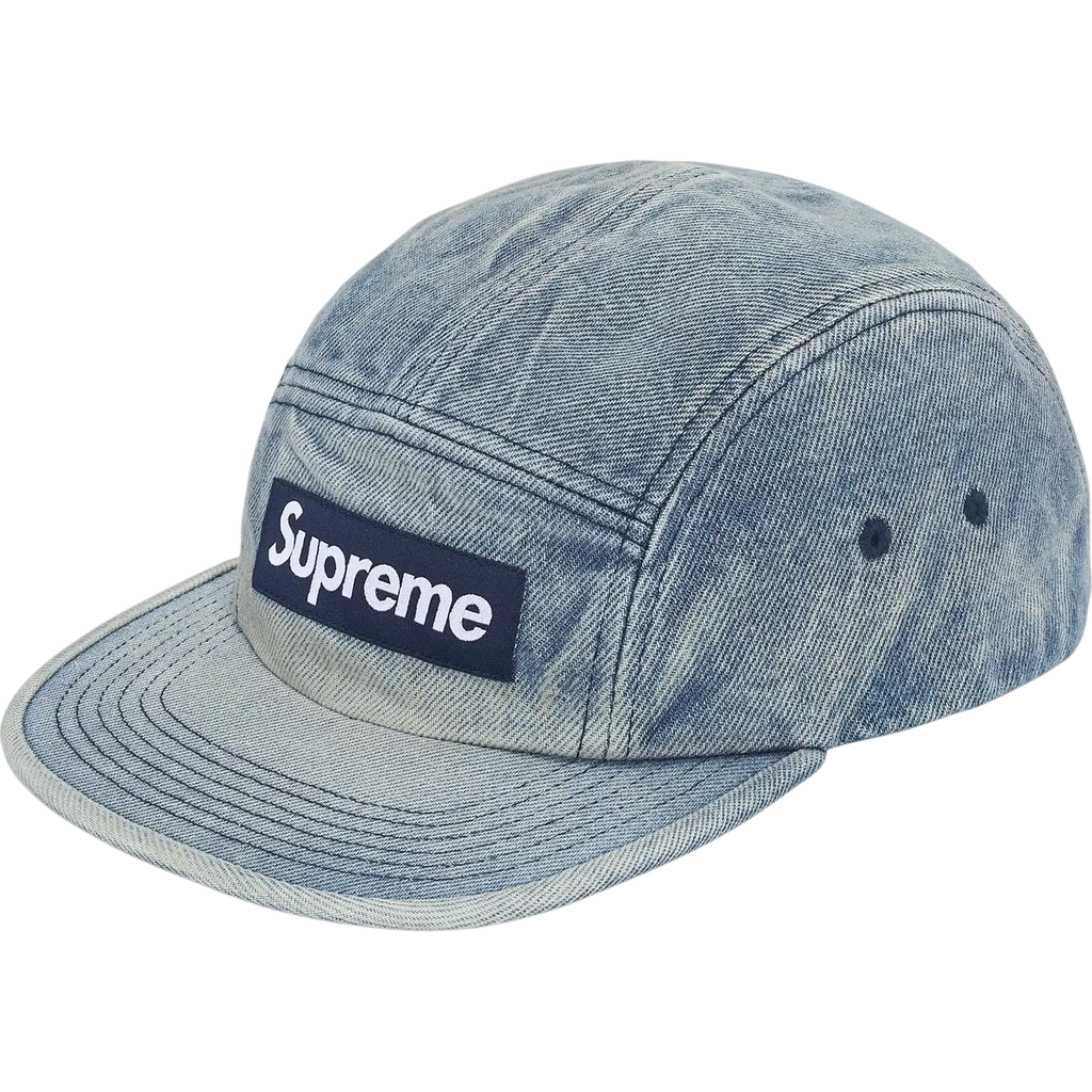 Supreme Washed Chino Twill Camp Cap Denim - One size