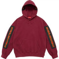 Supreme Woven Patches Hooded Sweatshirt Cardinal Medium