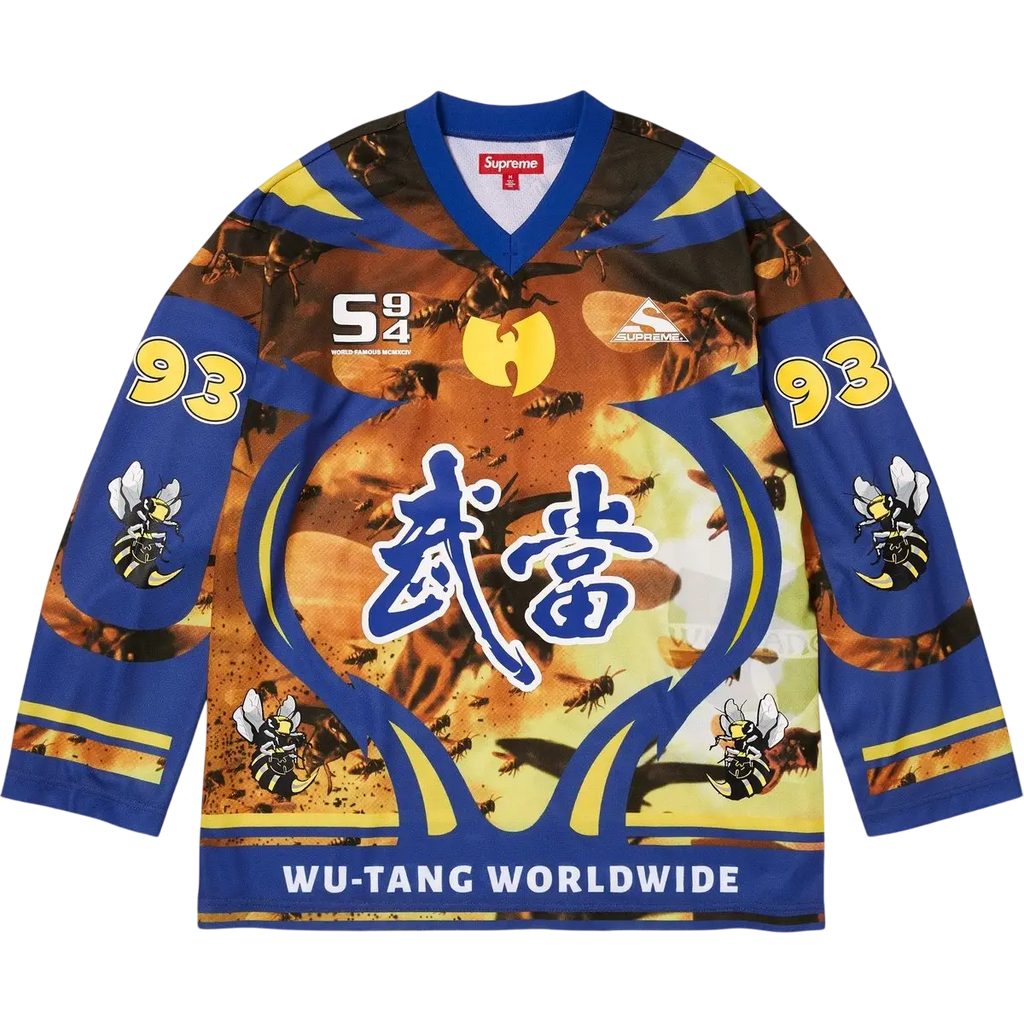 Supreme Wu Tang Clan Hockey Jersey Blue - M