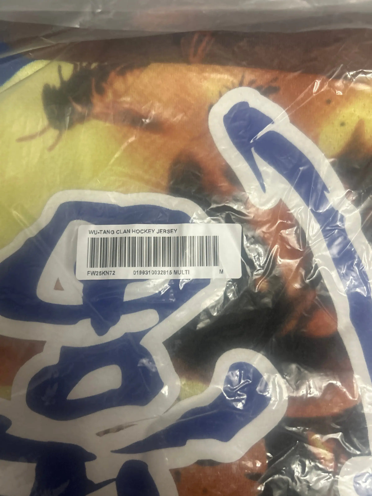Supreme Wu Tang Clan Hockey Jersey Blue Medium