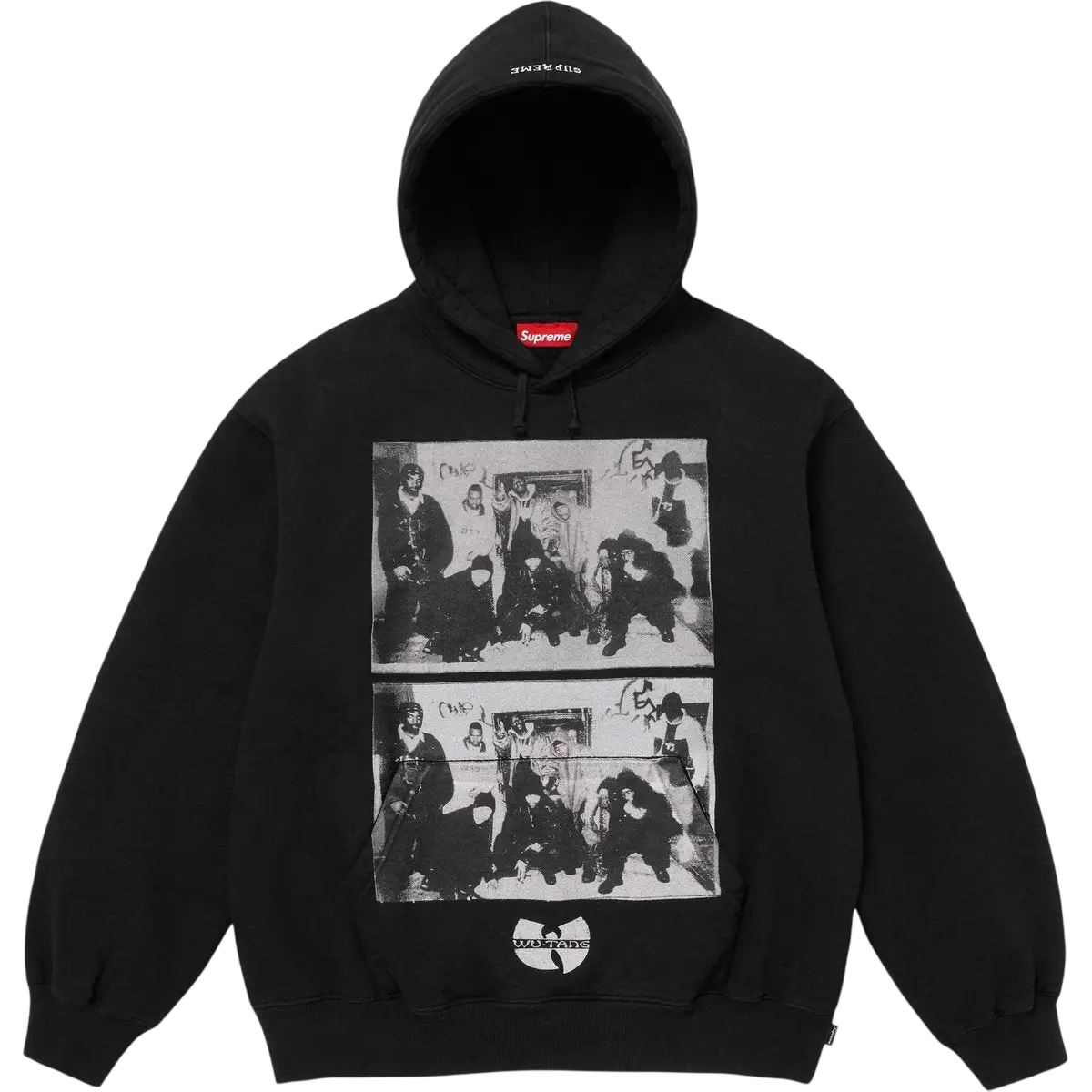 Supreme Wu Tang Clan Pullover Hoodie Black - M