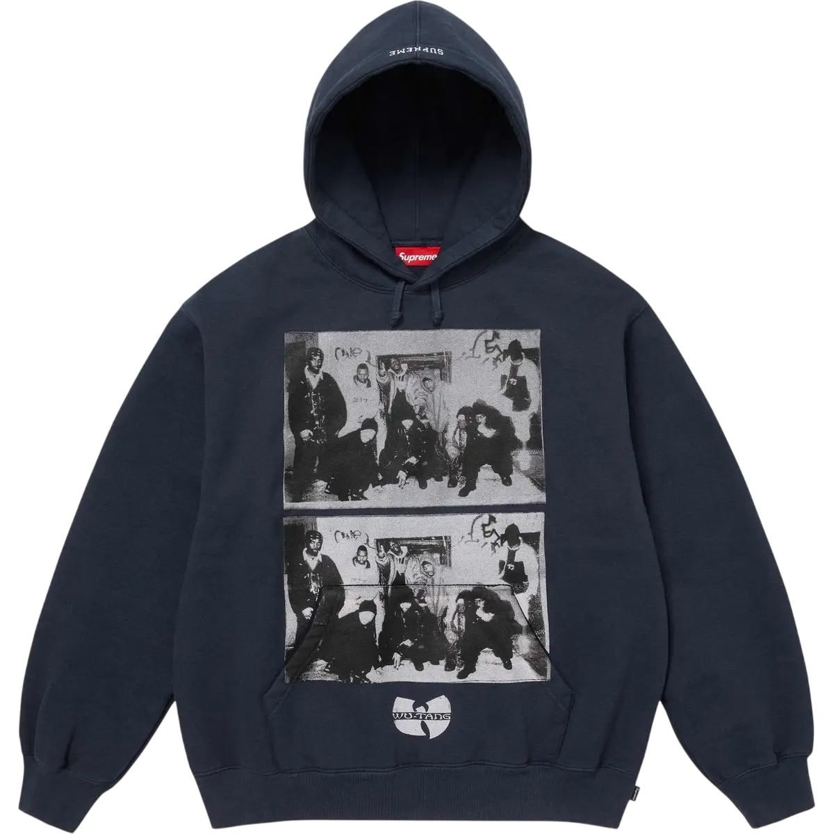 Supreme Wu Tang Clan Pullover Hoodie Navy - M