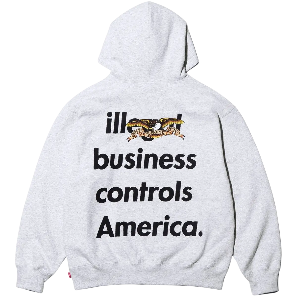 Supreme x Antihero Pullover Hoodie Ash Grey - S