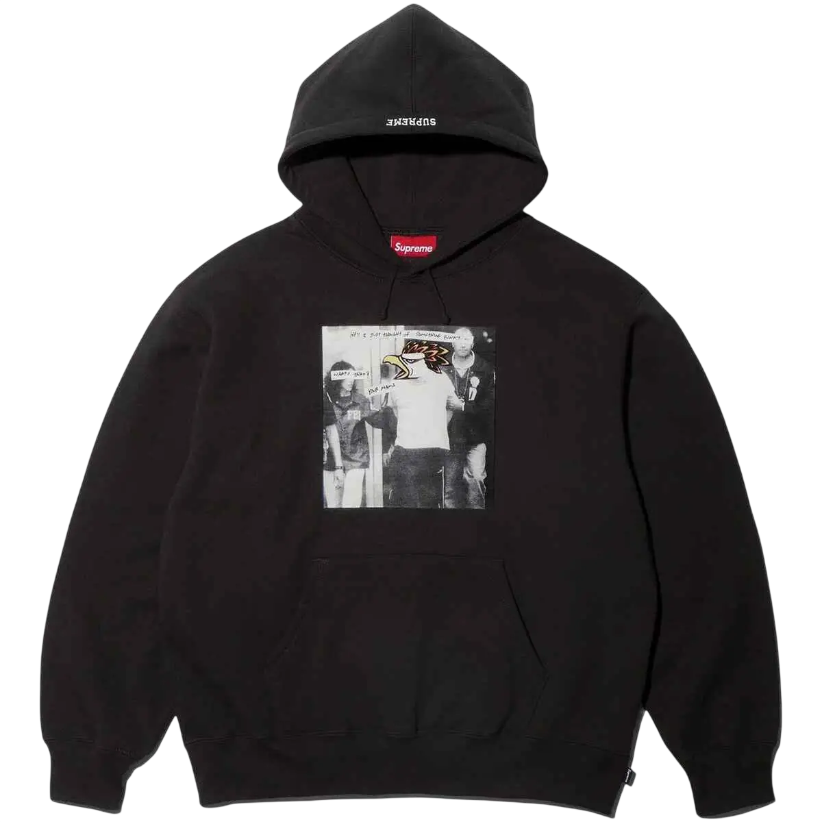 Supreme x Antihero Pullover Hoodie Black - M