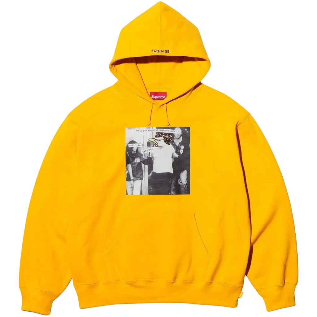 Supreme x Antihero Pullover Hoodie Yellow - M