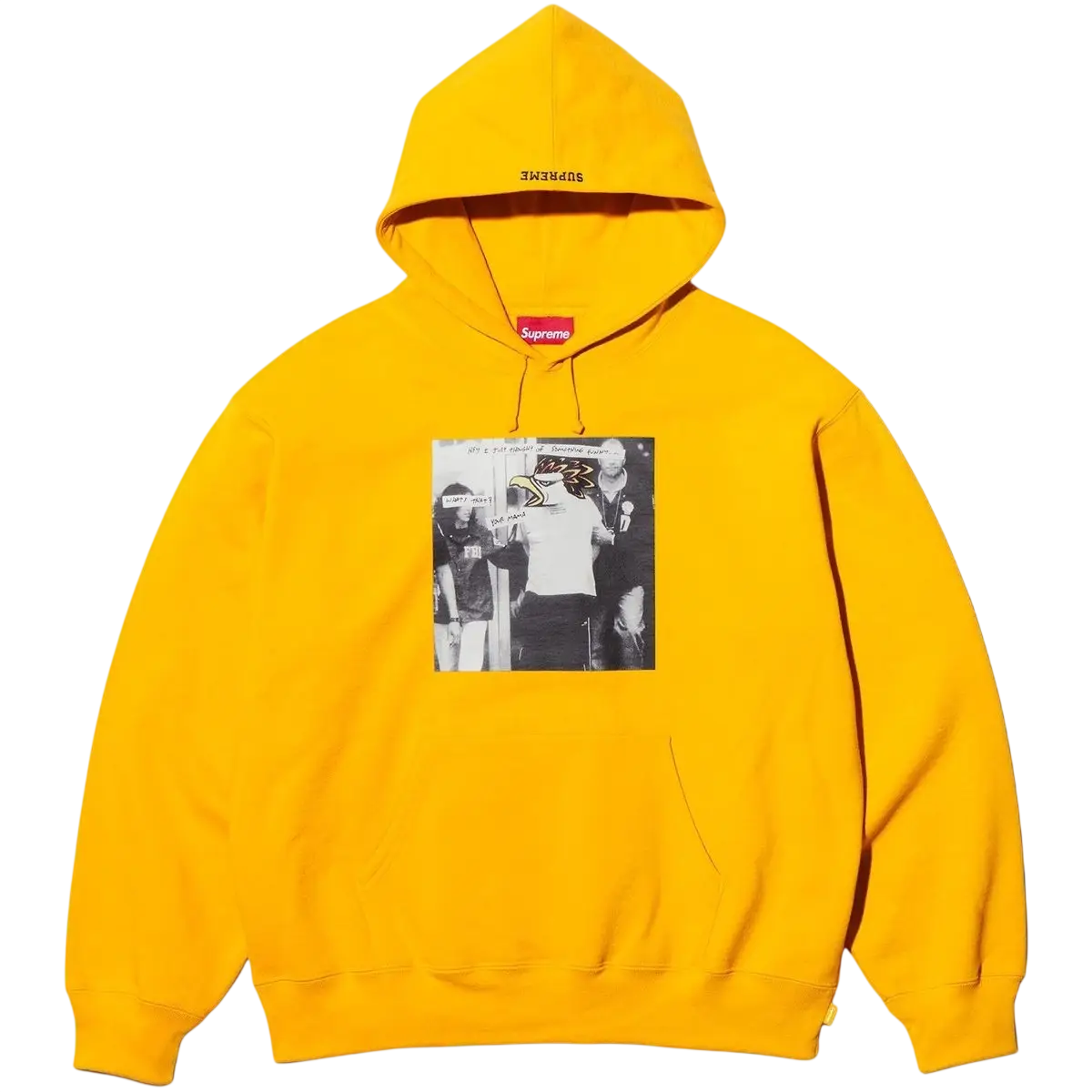 Supreme x Antihero Pullover Hoodie Yellow - M
