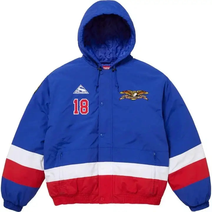 Supreme x Antihero Stadium Jacket Royal Blue Medium