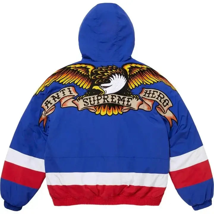 Supreme x Antihero Stadium Jacket Royal Blue Medium