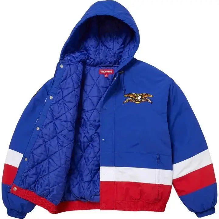 Supreme x Antihero Stadium Jacket Royal Blue Medium