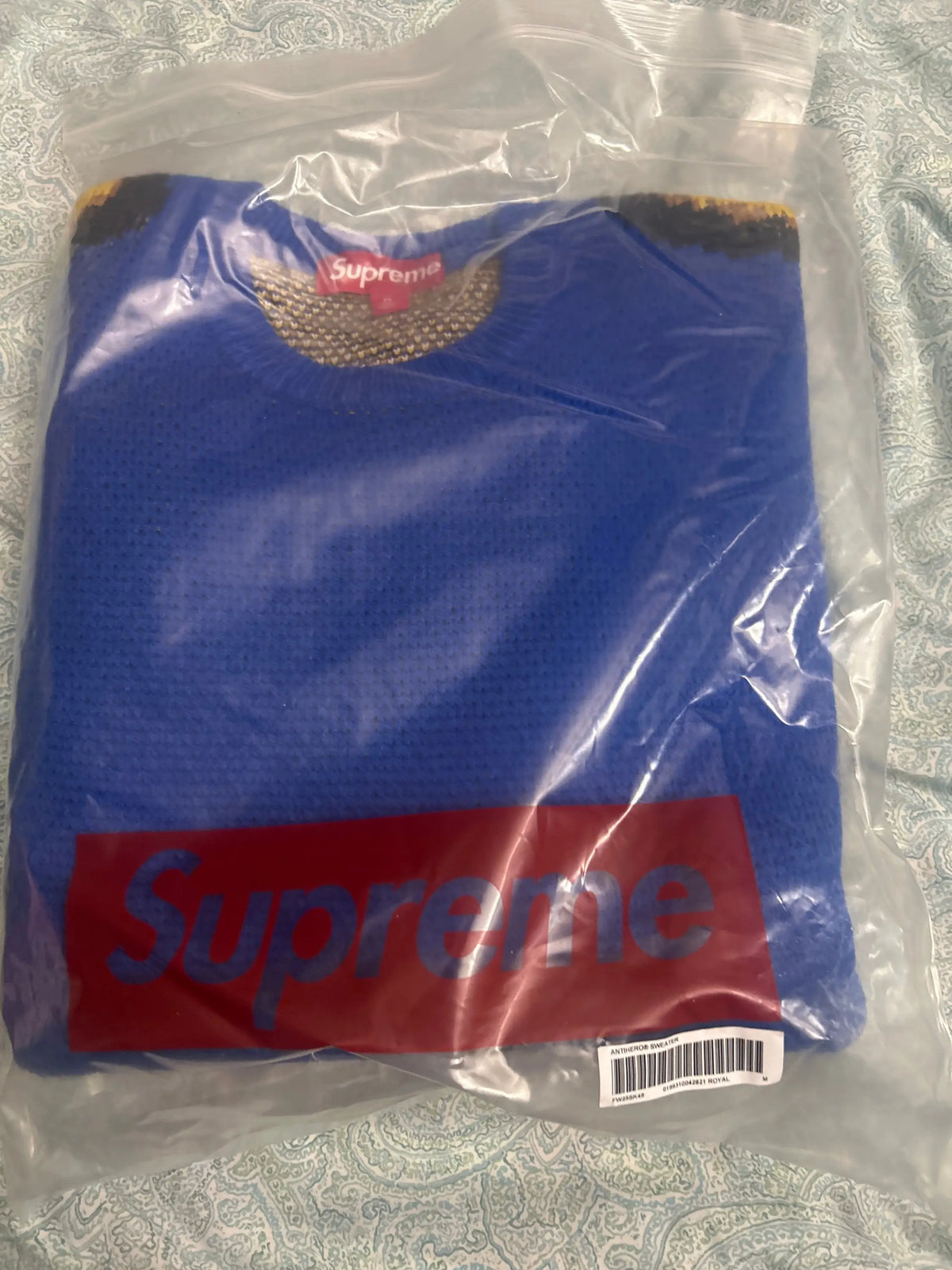 Supreme x Antihero Sweater Royal Blue Medium