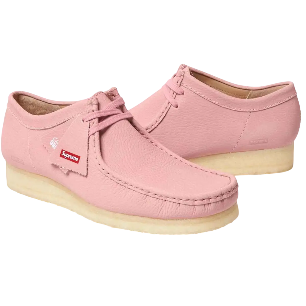 Supreme x Clarks Originals Reflective Wallabee Pink - 10