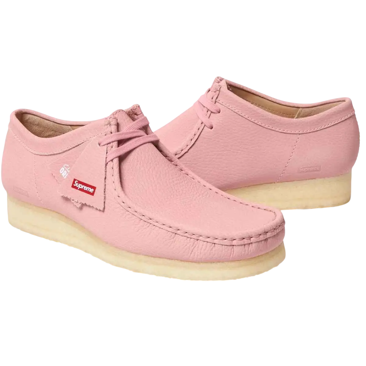 Supreme x Clarks Originals Reflective Wallabee Pink - 10