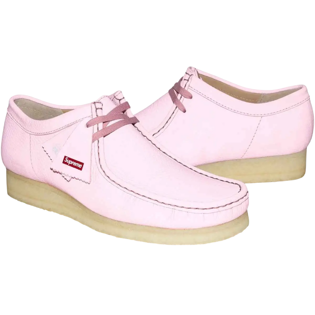 Supreme x Clarks Originals Reflective Wallabee Pink - 10