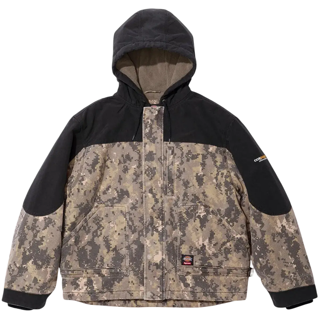 Supreme x Dickies Cordura Hooded Work Jacket Digi Camo - M