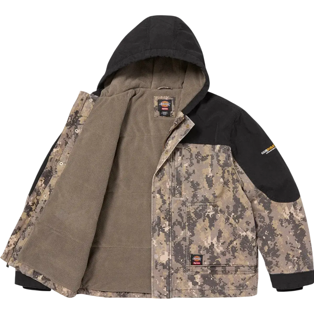 Supreme x Dickies Cordura Hooded Work Jacket Digi Camo - M
