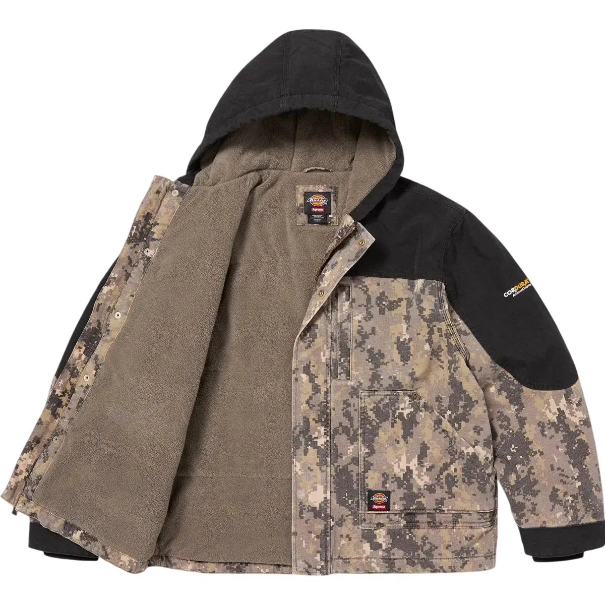 Supreme x Dickies Cordura Hooded Work Jacket Digi Camo - M