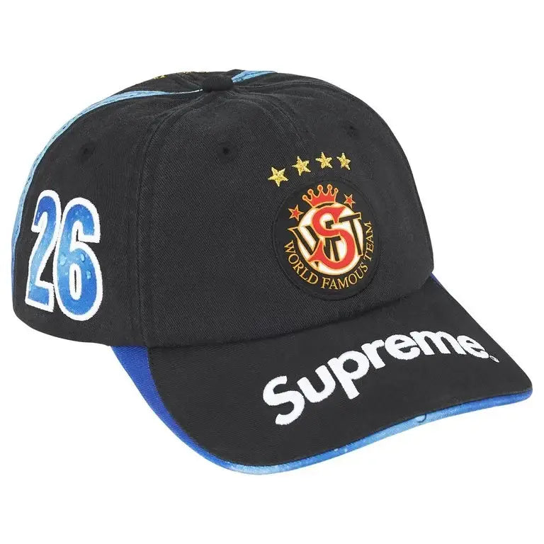 Supreme x Fiji 6-Panel Black