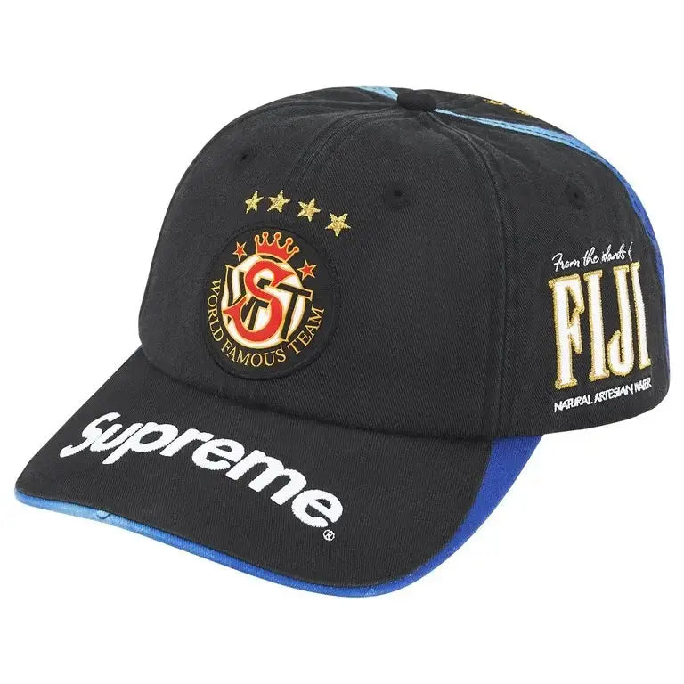 Supreme x Fiji 6-Panel Black