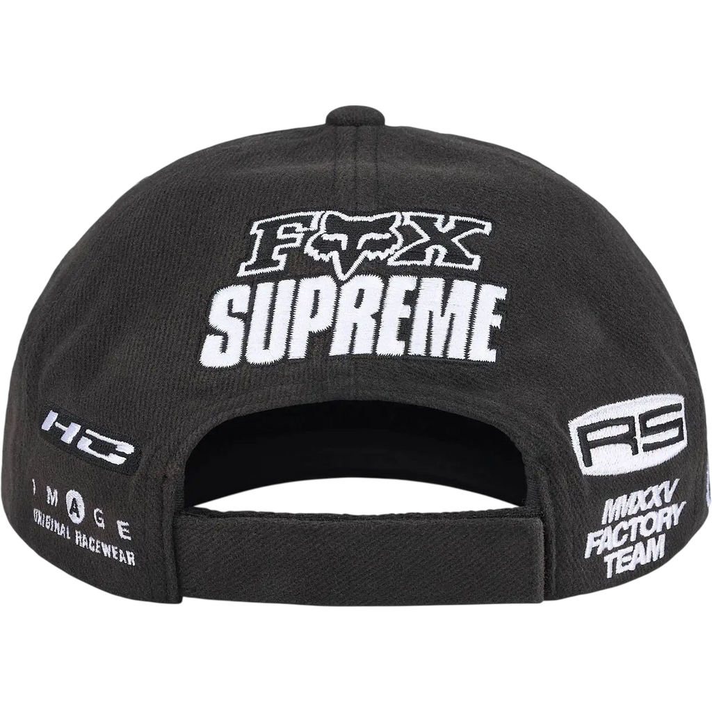 Supreme x Fox Racing 6-Panel Black - One size
