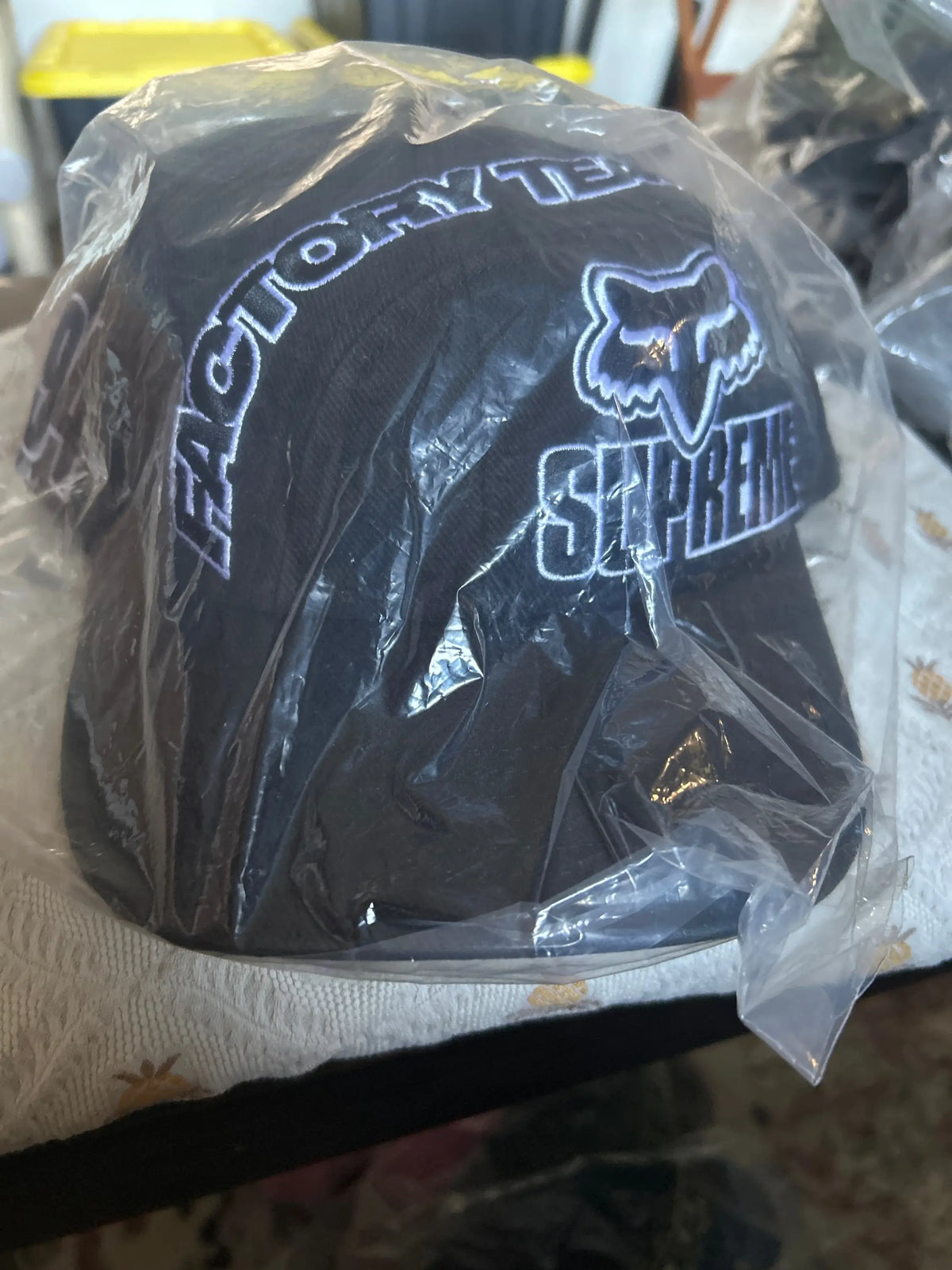 Supreme x Fox Racing 6-Panel Black