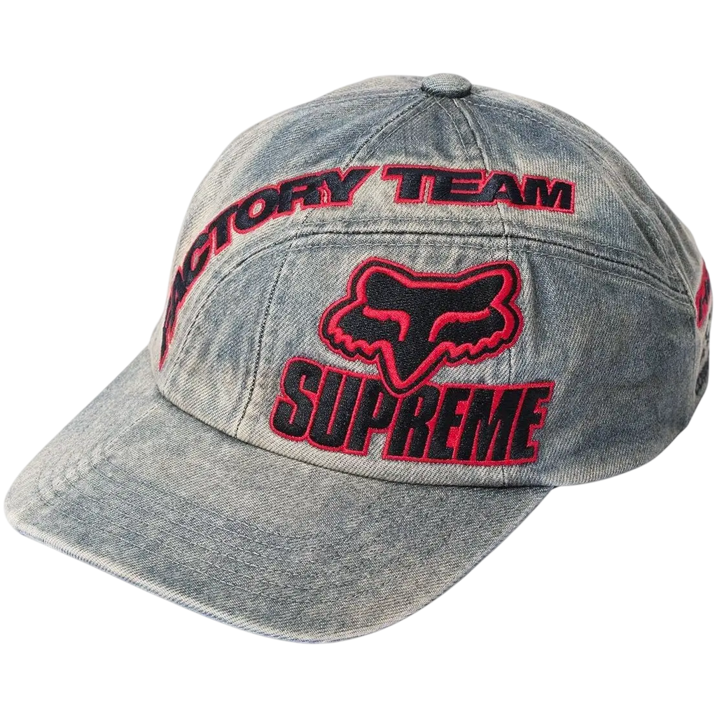 Supreme x Fox Racing 6-Panel Denim - One size