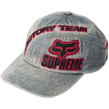 Supreme x Fox Racing 6-Panel Denim - One size