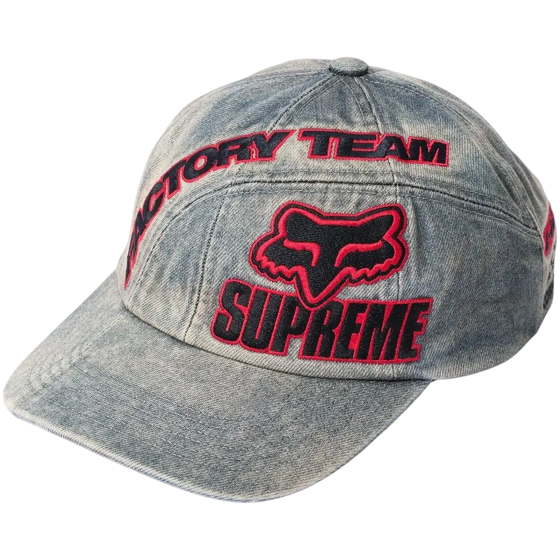 Supreme x Fox Racing 6-Panel Denim - One size