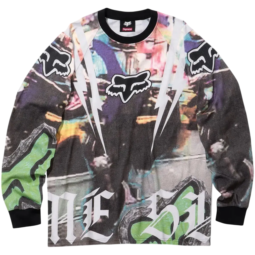 Supreme x Fox Racing Jersey Long Sleeve Multi Color - M