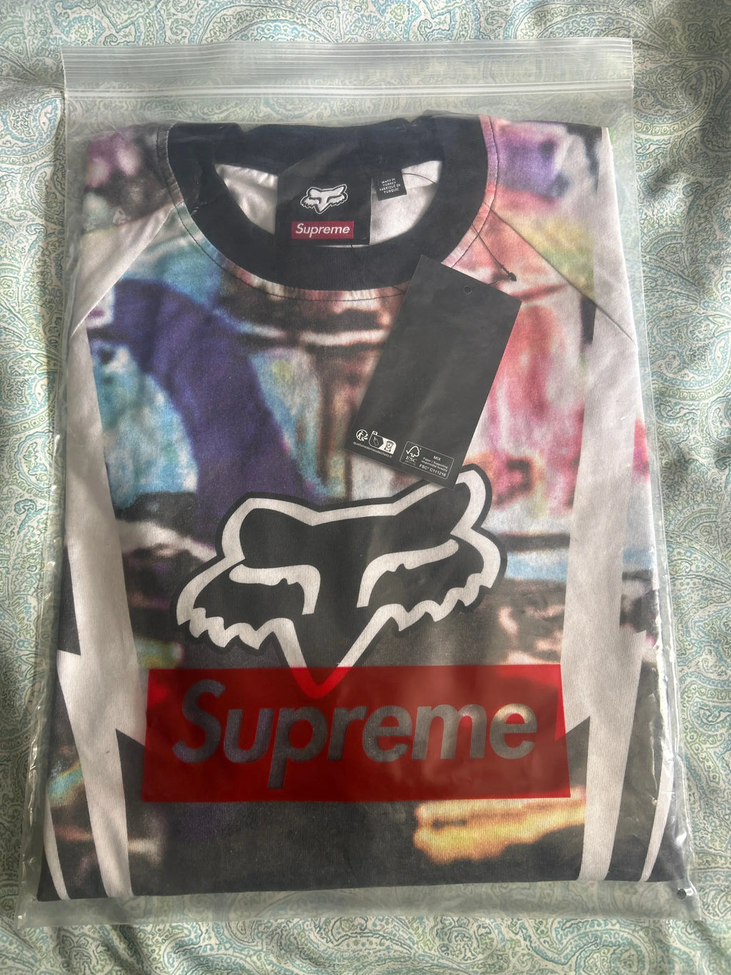 Supreme x Fox Racing Jersey Long Sleeve Multi Color Medium