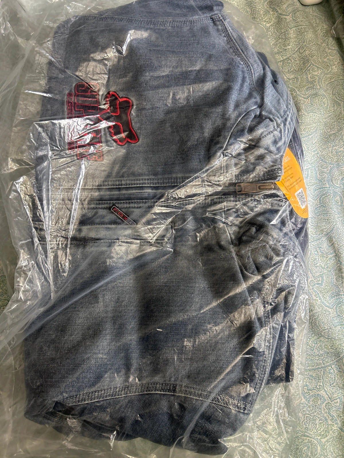 Supreme x Fox Racing Work Denim Jacket Washed Blue Medium
