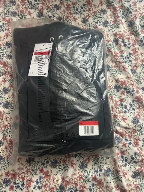 Supreme x Jordan Hooded Zip Up Sweatshirt Black Large