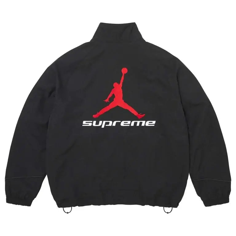 Supreme x Jordan Track Jacket Black Large