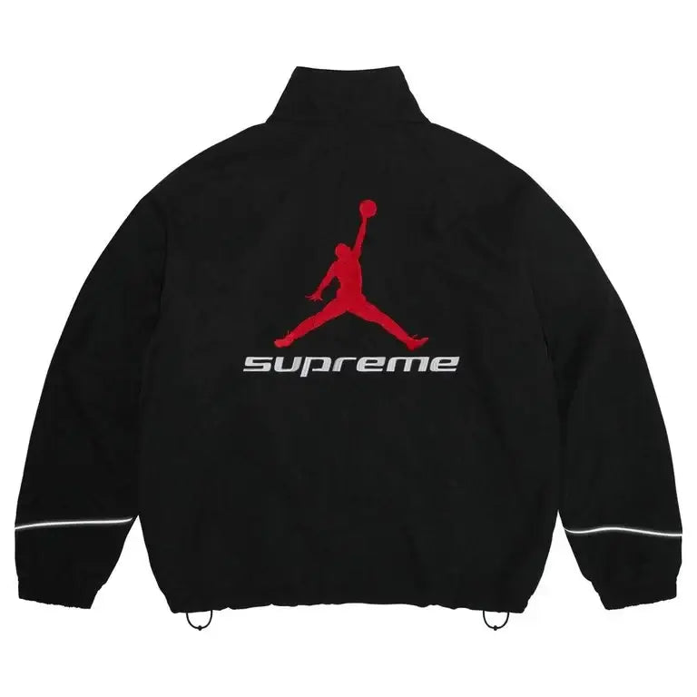Supreme x Jordan Track Jacket Black Large