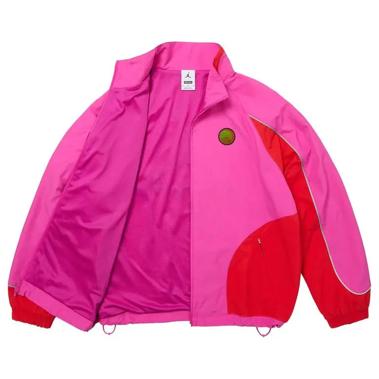 Supreme x Jordan Track Jacket Pink Large