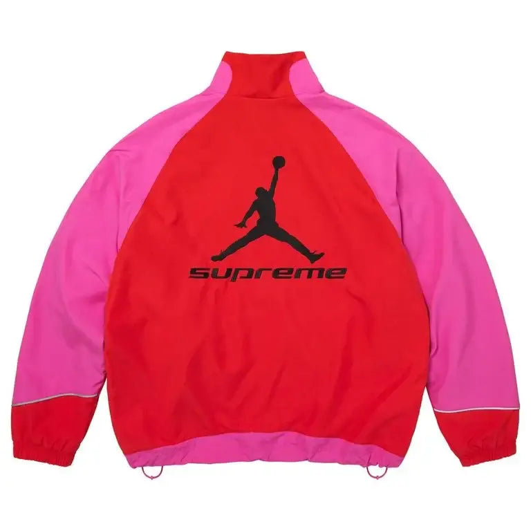 Supreme x Jordan Track Jacket Pink Large