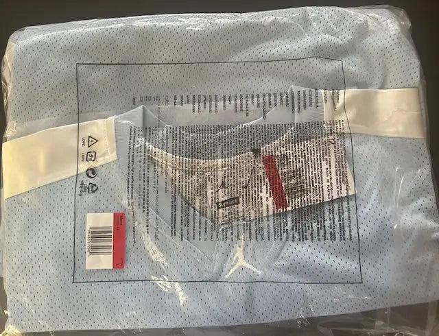 Supreme x Jordan Warm Up Jersey Light Blue Large