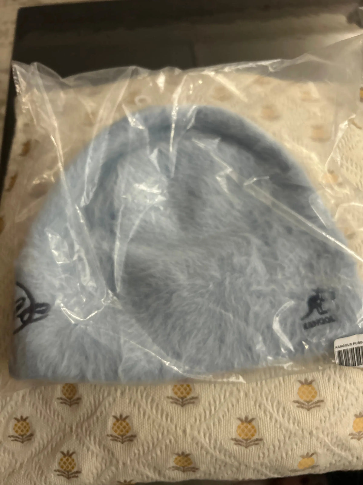 Supreme x Kangol Furgora Script Beanie Light Blue