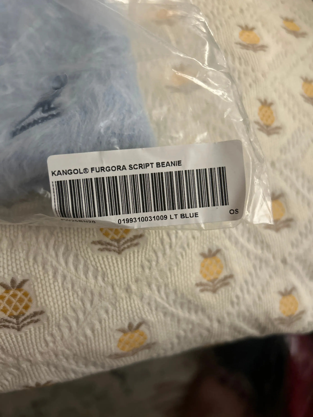 Supreme x Kangol Furgora Script Beanie Light Blue