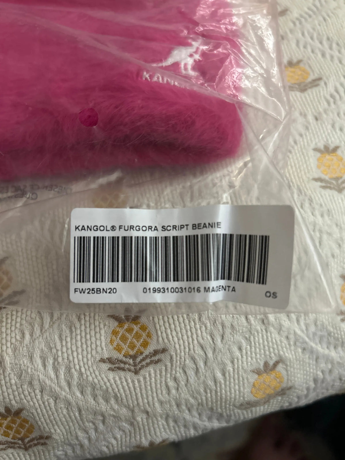 Supreme x Kangol Furgora Script Magenta