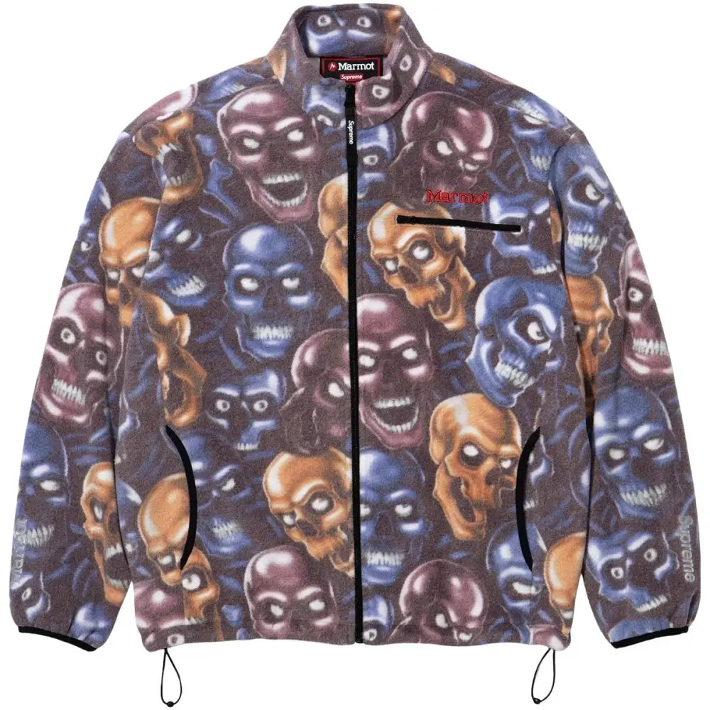 Supreme x Marmot Fleece Jacket Skull Pile - M - Jackets