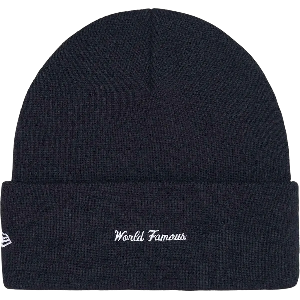 Supreme x New Era Box Logo Beanie Black - One size