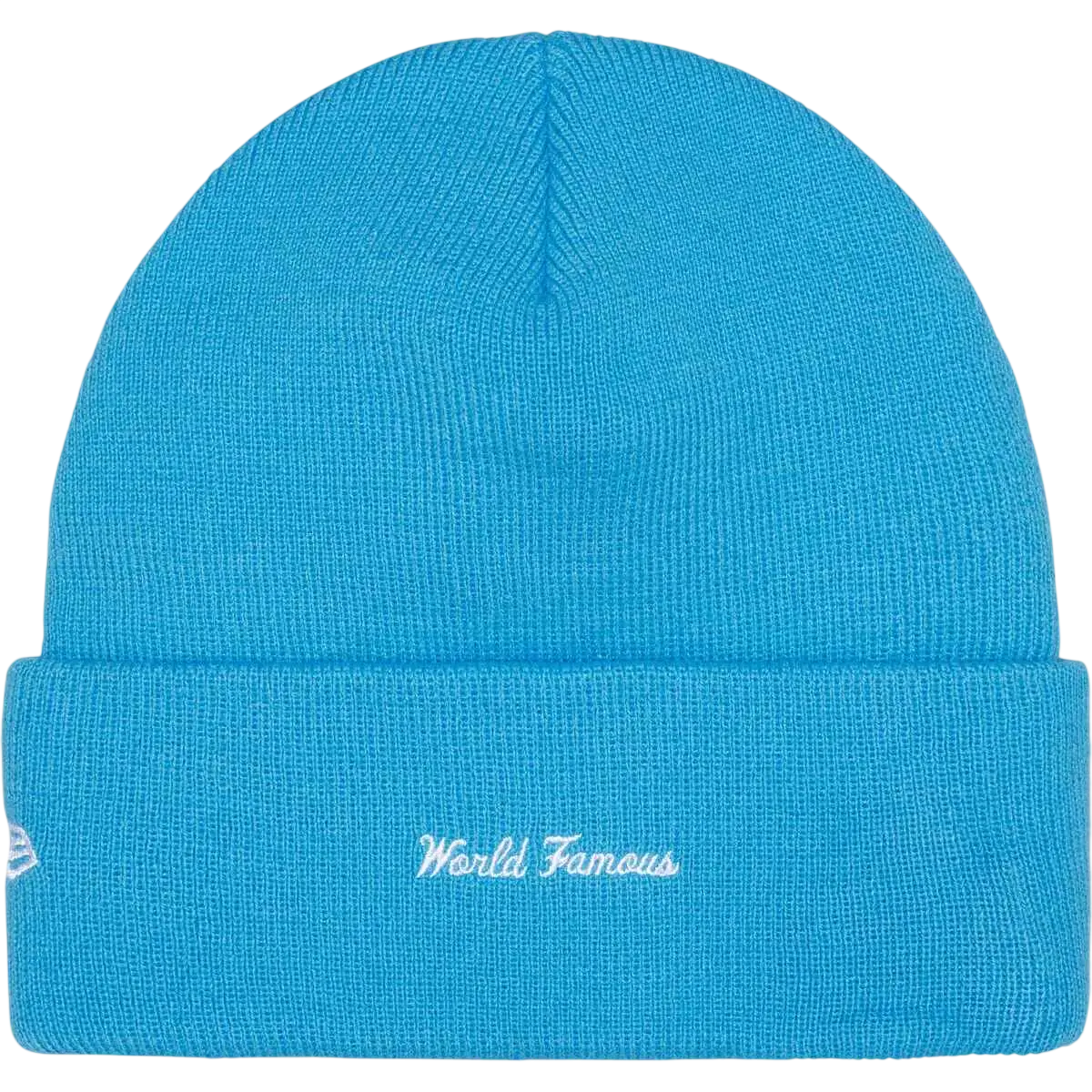 Supreme x New Era Box Logo Beanie Cyan - One size