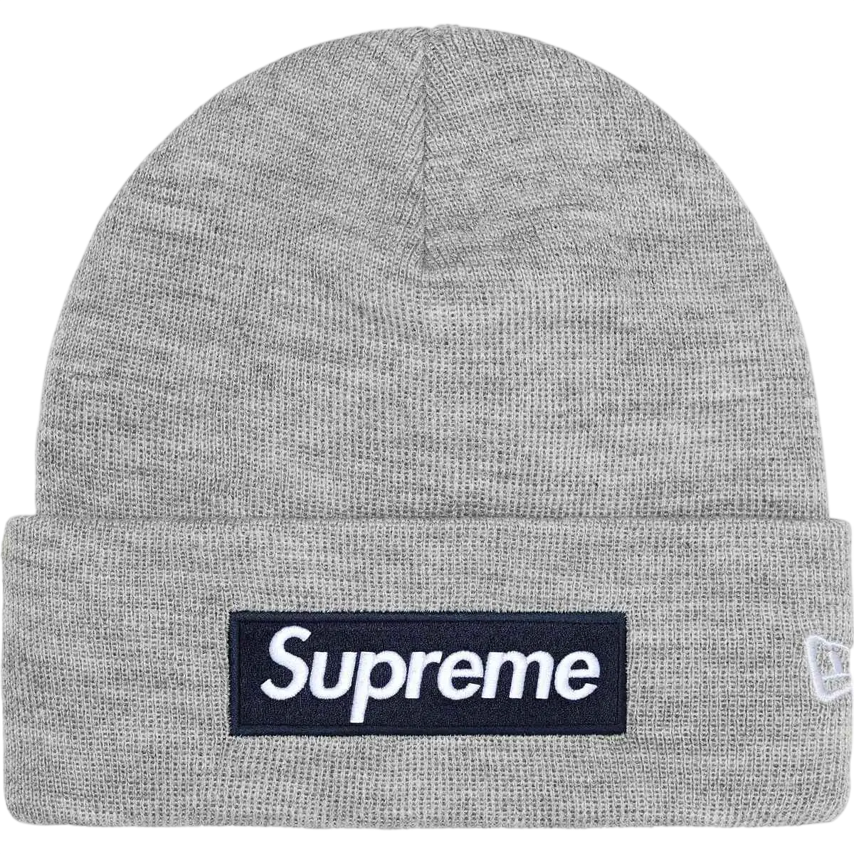 Supreme x New Era Box Logo Beanie Grey - One size