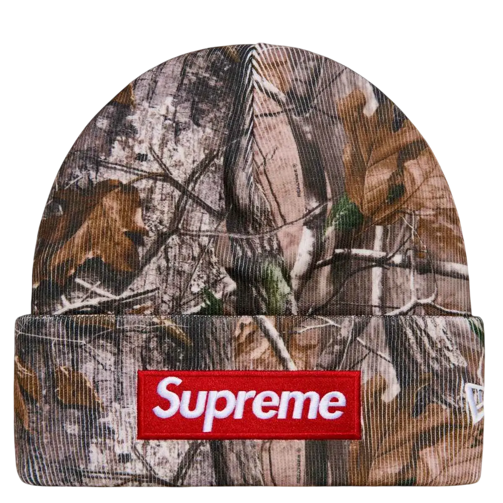 Supreme x New Era Box Logo Beanie Realtree Camo - One size