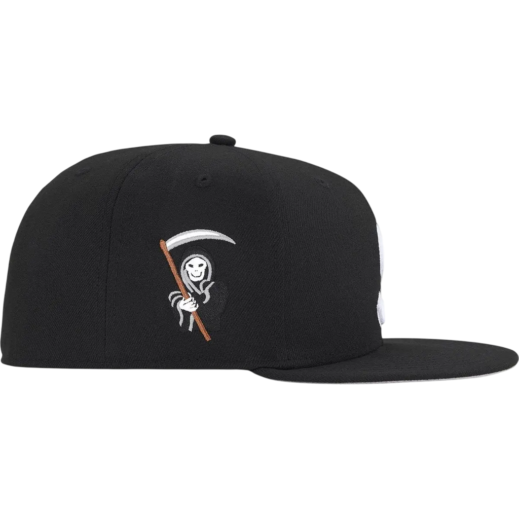 Supreme x New Era Reaper S Logo Fitted Black