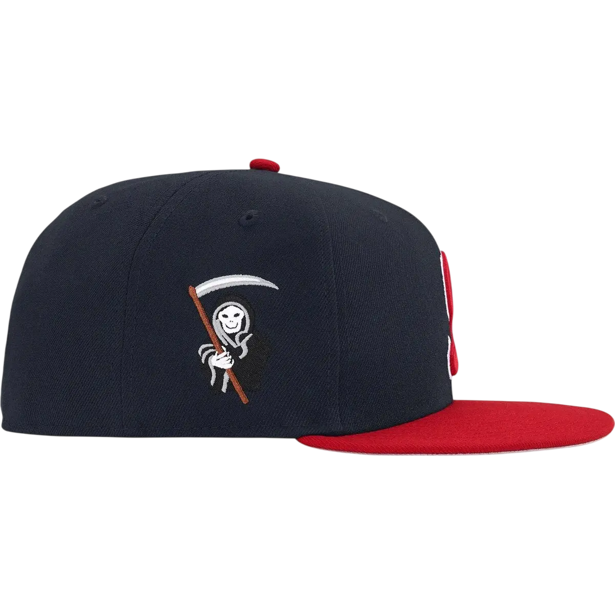 Supreme x New Era Reaper S Logo Fitted Navy - 7 1/2