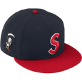 Supreme x New Era Reaper S Logo Fitted Navy - 7 1/2