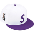 Supreme x New Era Reaper S Logo Fitted White